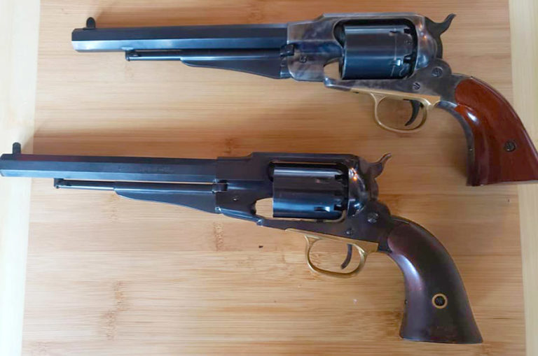 Two .44 caliber 1858 Remington New Model Army Revolvers – The ...