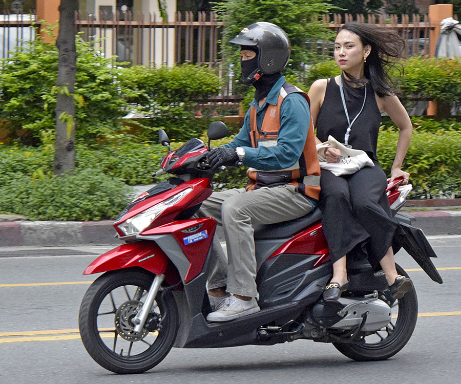 Bangkok Part 7:  Thai moto taxis
