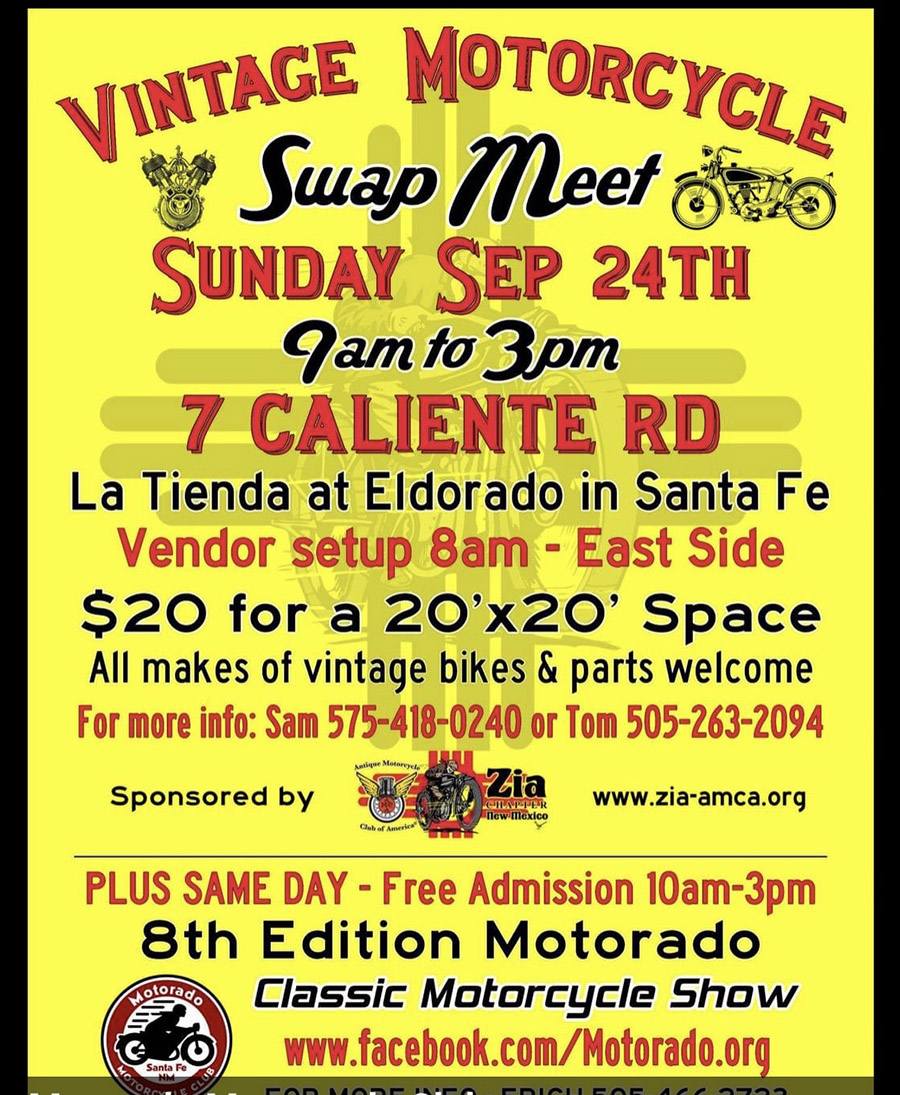 The Motorado Vintage Motorcycle Meet, Santa Fe, New Mexico
