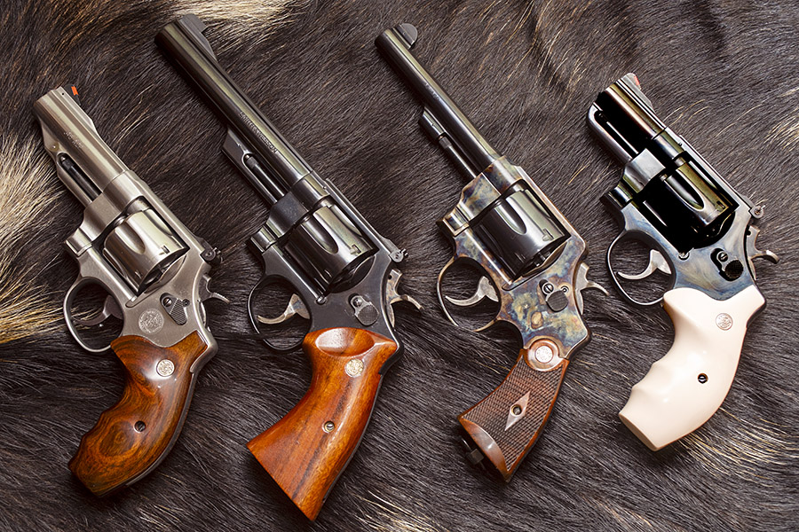 Four .45 ACP Revolvers
