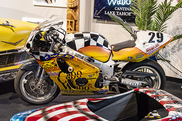 A custom GSXR Suzuki.