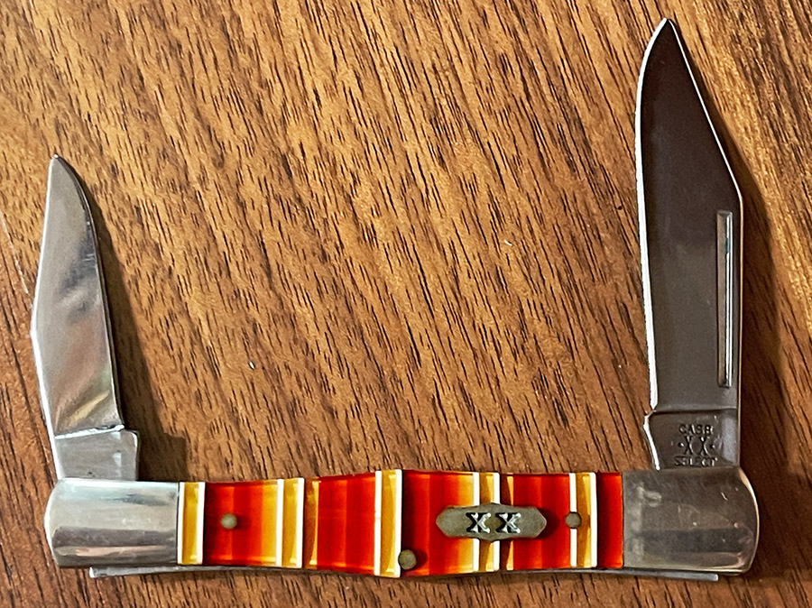 A Case XX Candy Stripe Whittler