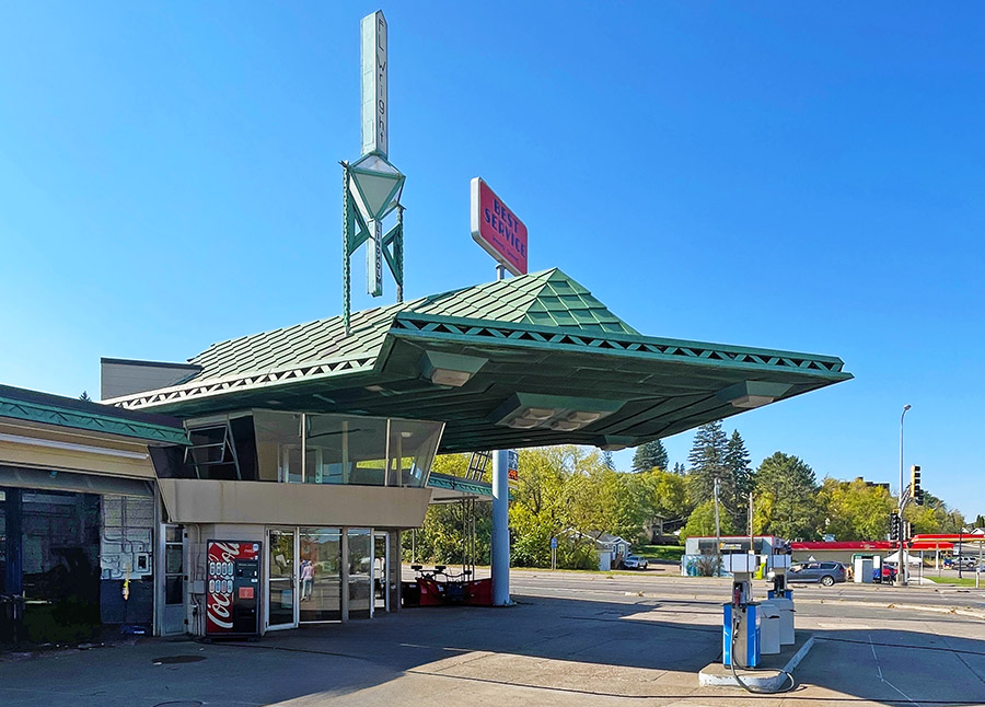 A Frank Lloyd Wright Gas Station